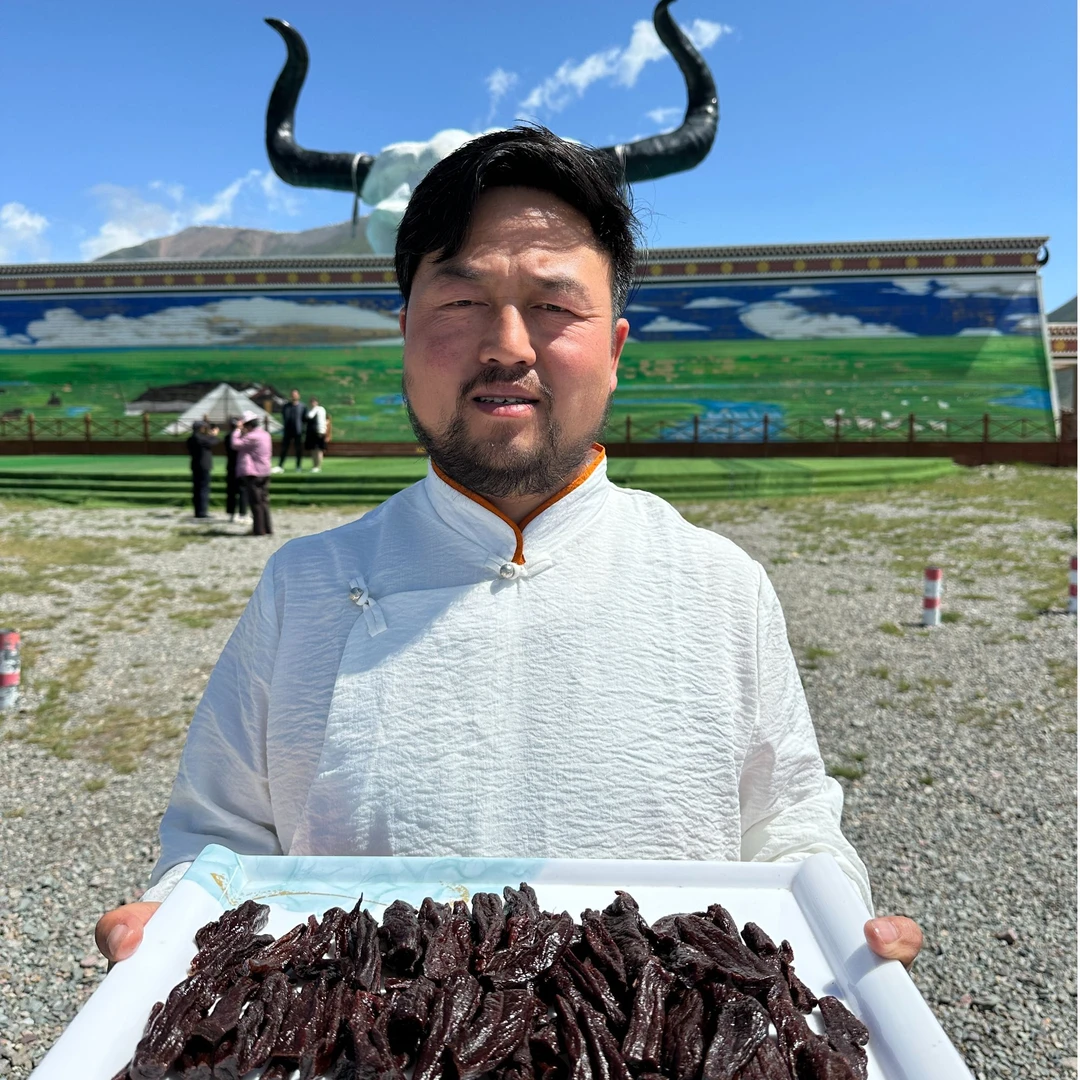【风干牦牛肉干】  青藏高原 海拔4200米祁连山牧场 正宗原生态牦牛