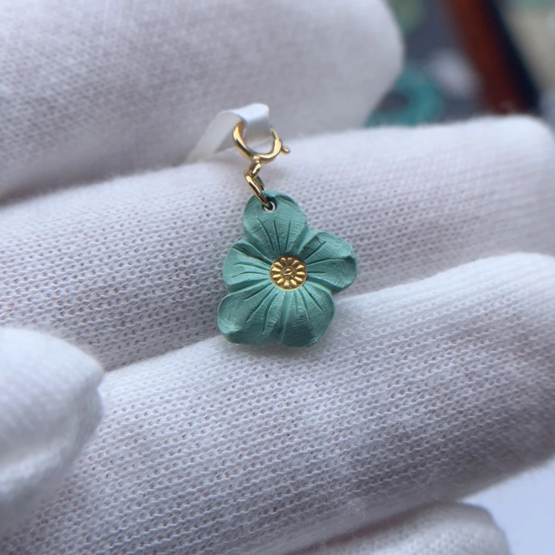 绿松石18K金镶嵌绿松石