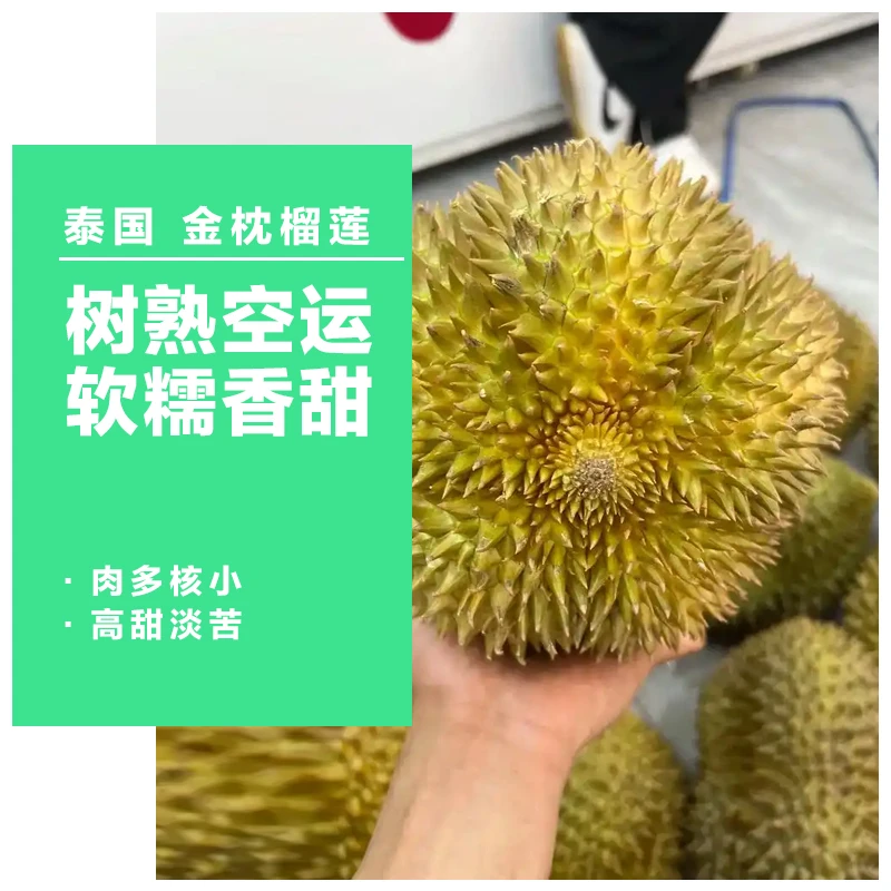 只发川渝&泰国金枕榴莲新鲜水果孕妇榴莲整果鲜果带壳