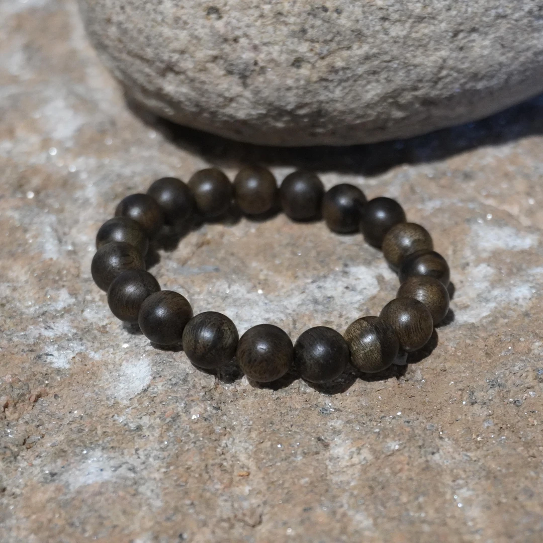 【杨总宠粉】RLG0417莺歌绿奇楠沉香手串1.2圆珠单圈（多样性发货）