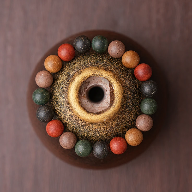 紫竹天院 ·「 七彩合香珠」新中式风手串