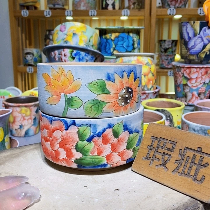 景德镇艺术手绘作品