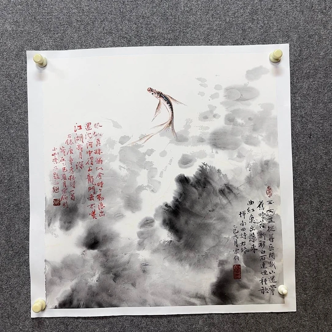 国画谢宗伯老师手绘作品