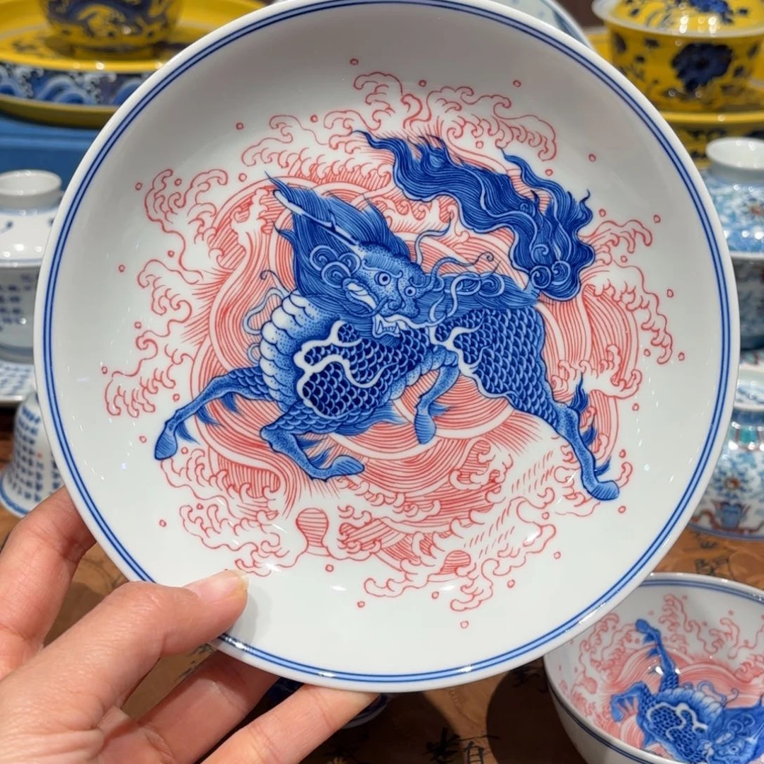 瓷片手工手绘陶瓷茶具