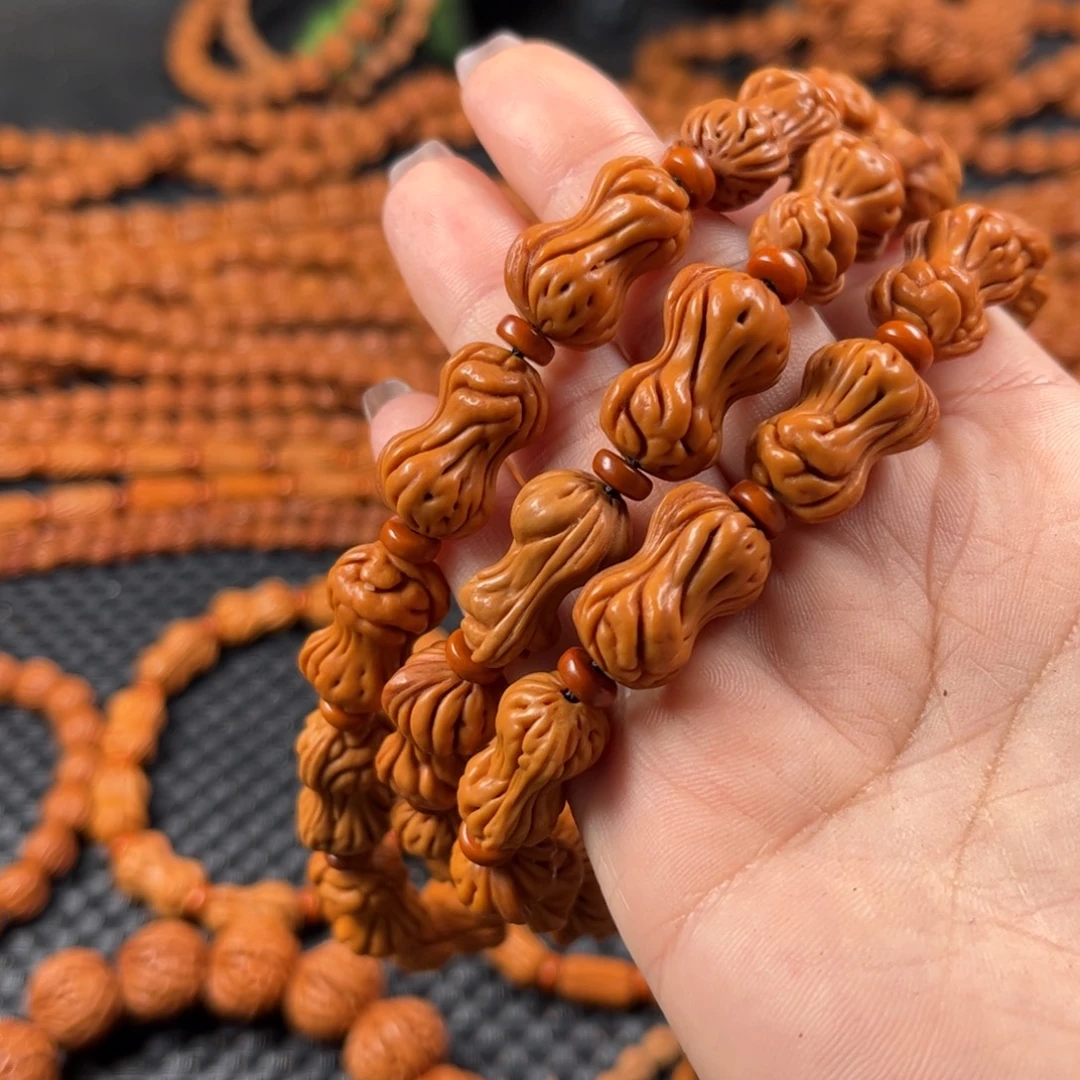 厚***物桃核手串Y18链接手串