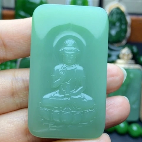 手链未镶嵌和田玉（碧玉）