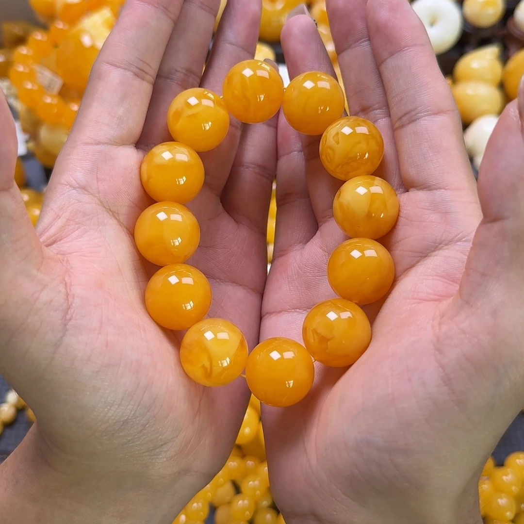 未镶嵌蜜蜡珠宝奇石同料20mm