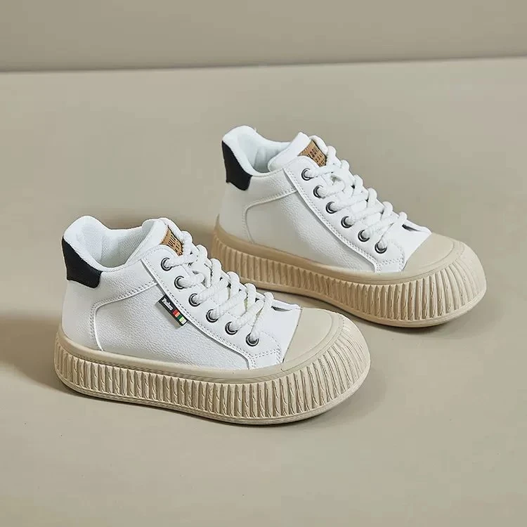 女生秋新款高帮时尚休闲板鞋K2502