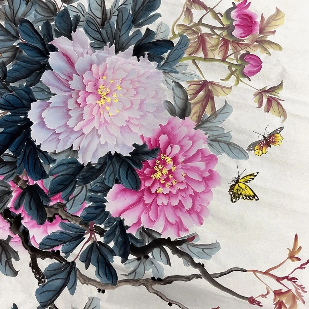 国画国画老师手绘作品