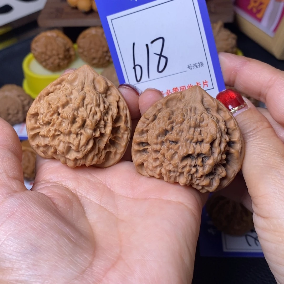 文玩核桃把件49官帽618全