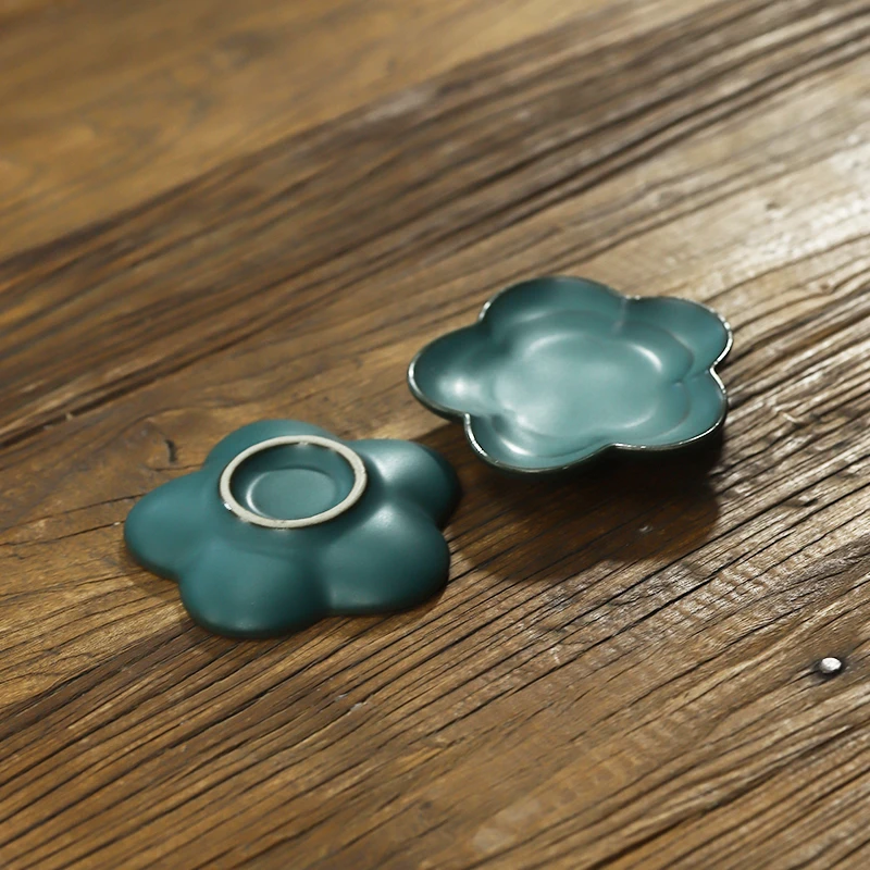 陶瓷茶杯垫家用茶空间茶桌隔热垫茶杯托功夫茶具茶道配件