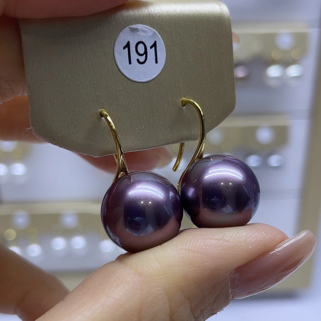 耳饰淡水珍珠银S925镶嵌