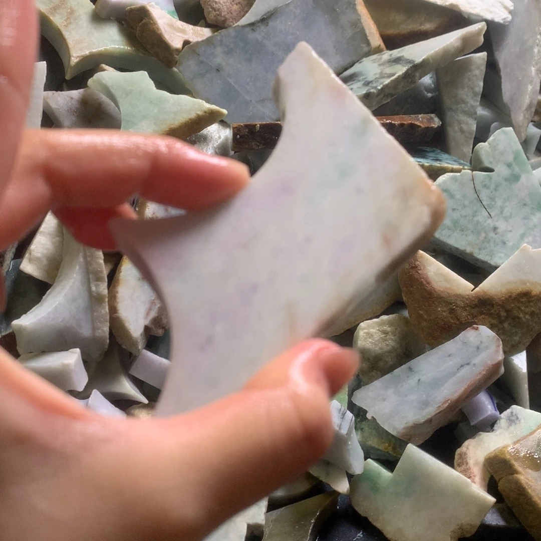 翡翠颈饰未镶嵌缅甸翡翠