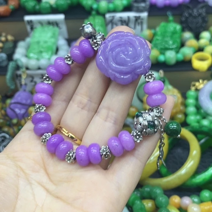 未镶嵌戒指翡翠手链73