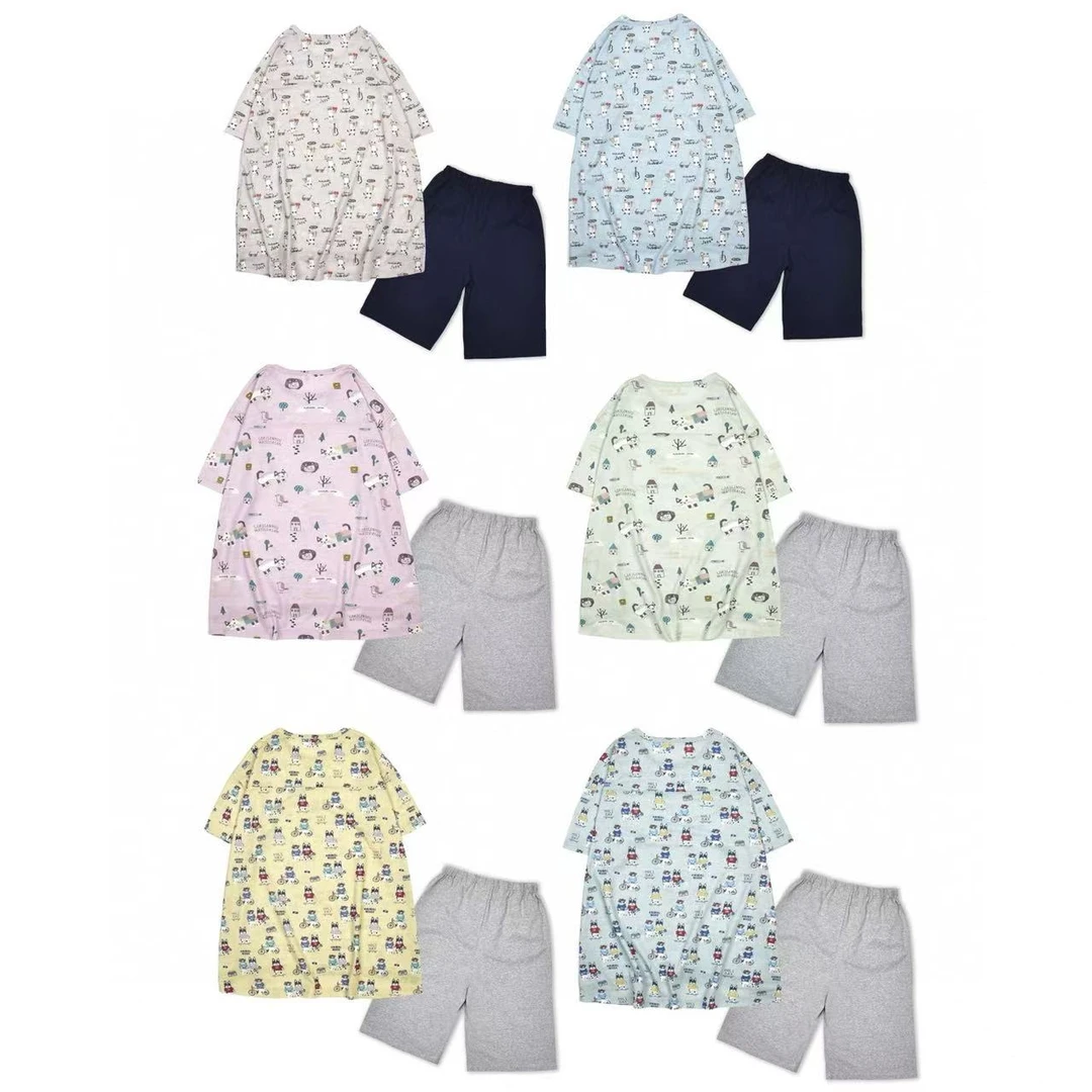 Yun Shen-「日单kusuguru家居服」夏季满印猫咪家居服8116-BM