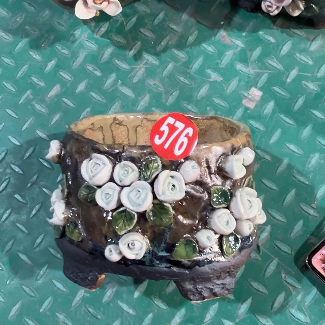 微瑕576 号陶然花器手工花盆