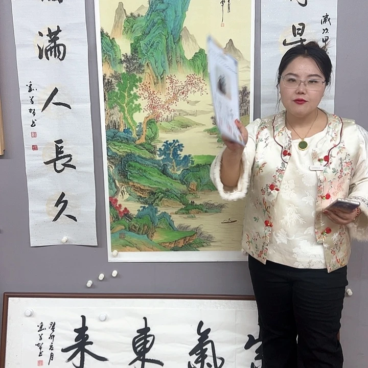 国画中美老师纯手绘作品