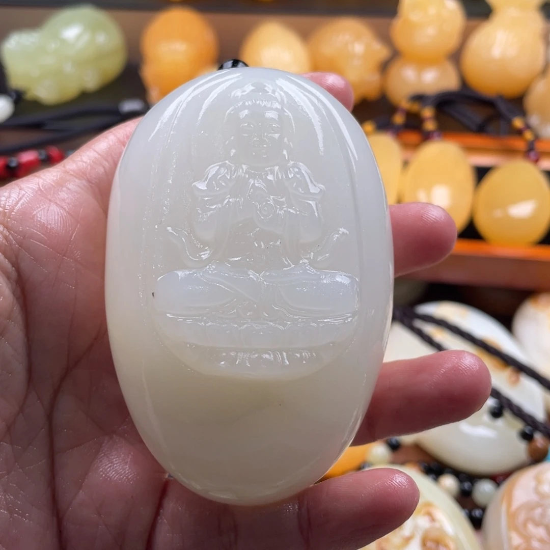 李***峰石材天然古青石手把件