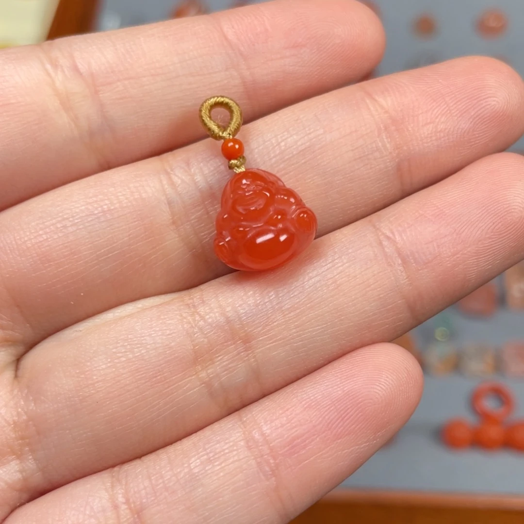 南红玛瑙佛公未镶嵌
