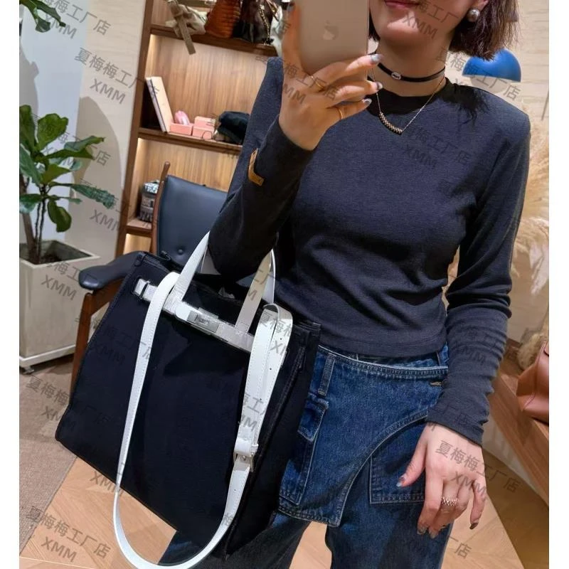 XMM【垫肩打底】长袖时尚简约休闲风修身打底秋冬保暖套头百搭G8197