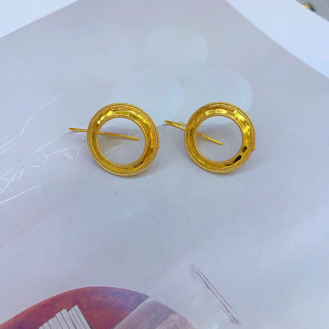 钛钢耳饰 515新款耳环爆款白搭时尚金色