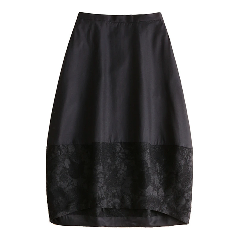 拼接百搭包臀裙职业通勤裙子3860