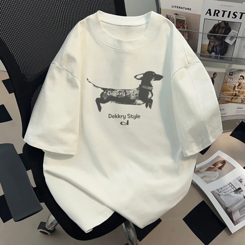 jtrt潮牌美式复古创意设计夏季纯棉短袖t恤男女宽松休闲圆领上衣