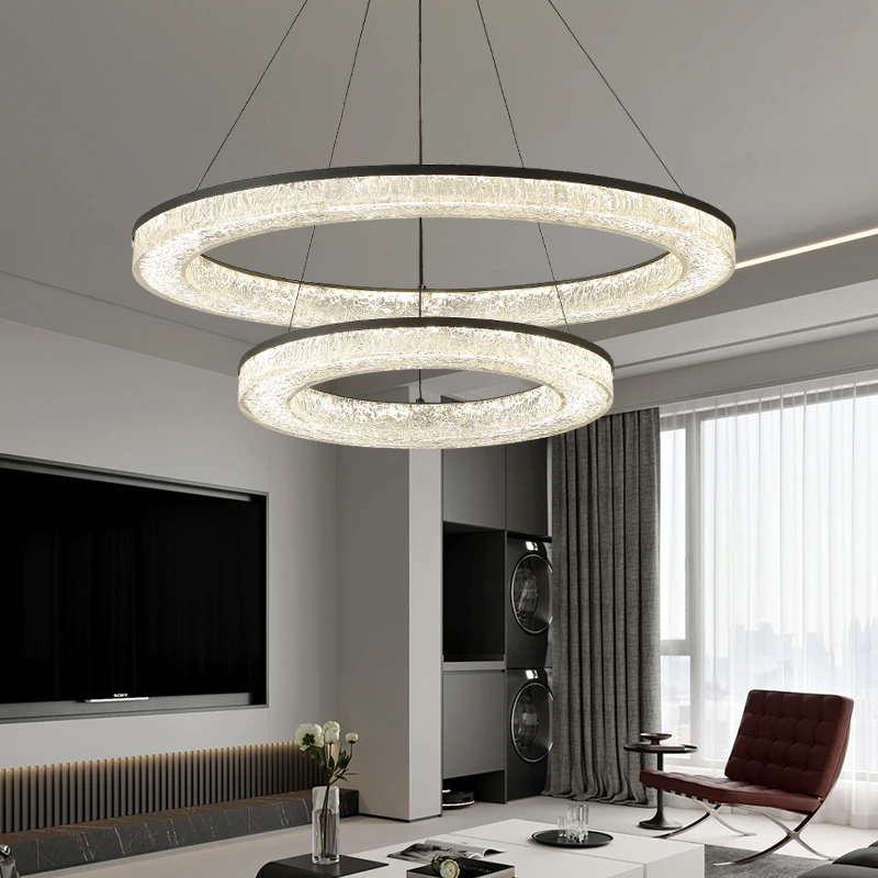 意式极简高端轻奢树脂客厅吊灯主灯现代简约大厅餐厅卧室灯具8206