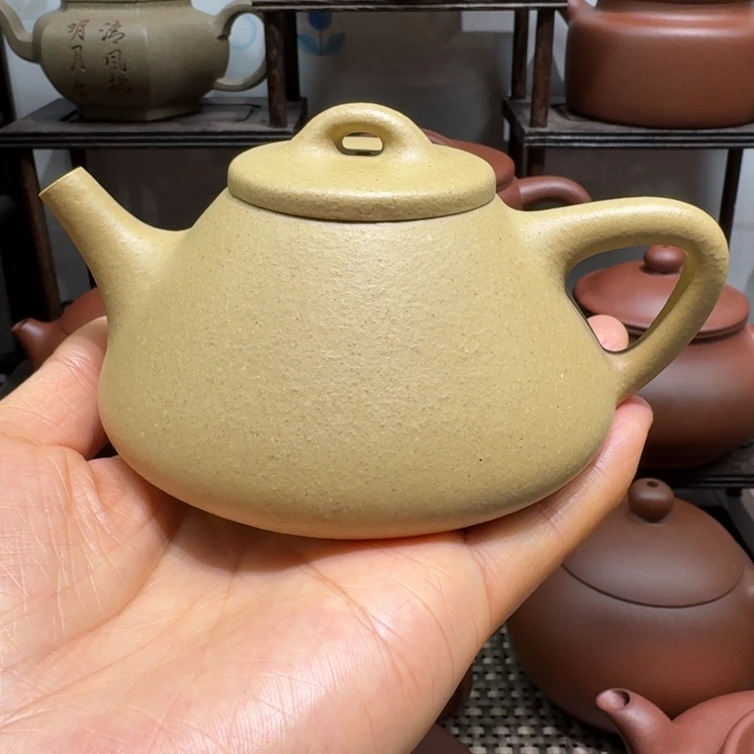 茶壶紫砂微瑕本绿子冶180cc左右