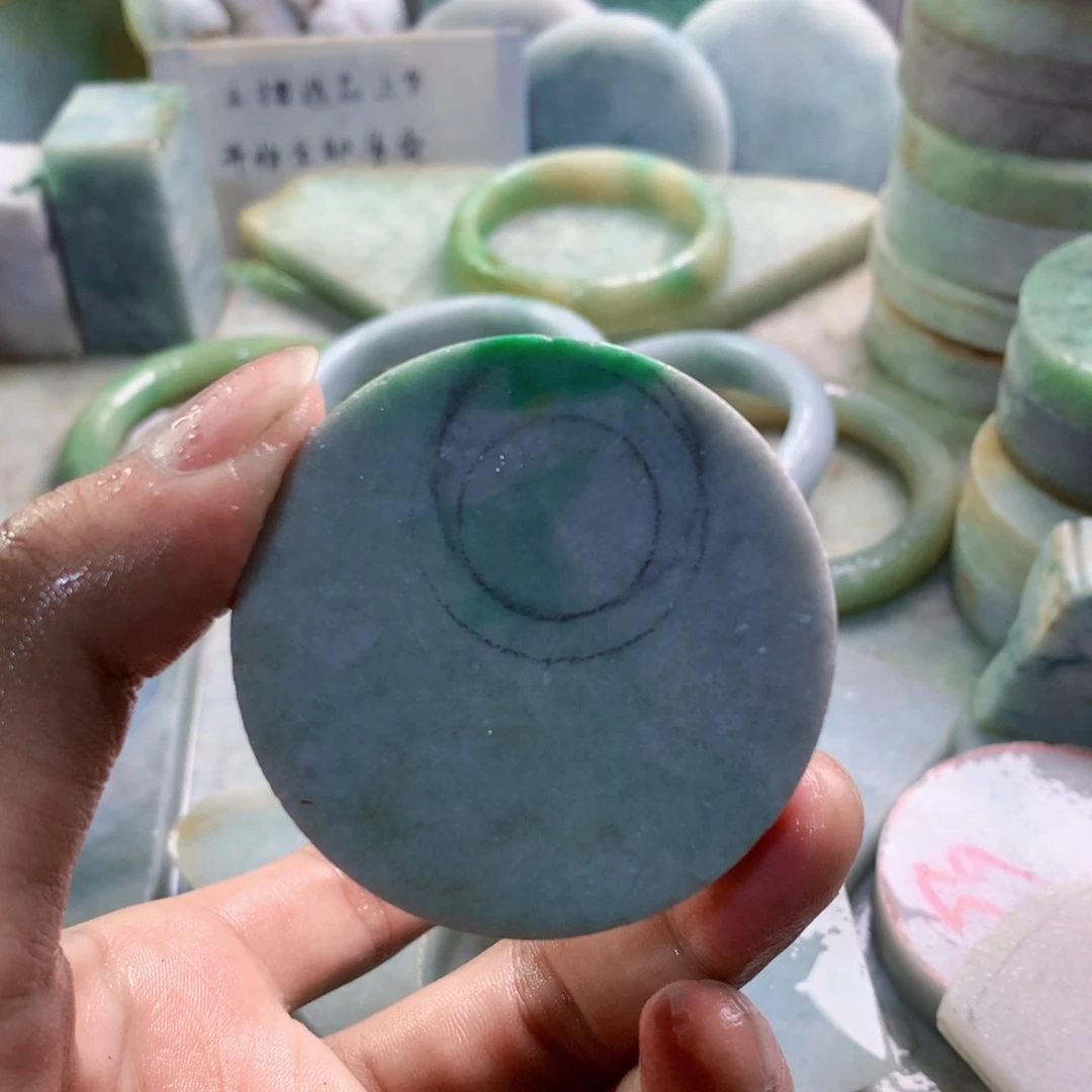 1***7翡翠散珠天然翡翠