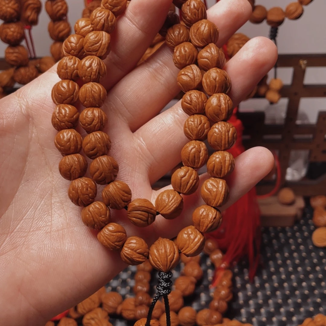 木质类龙纹桃枭手持