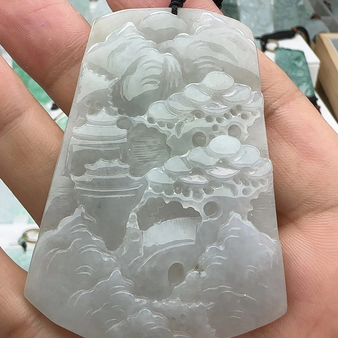 颈饰未镶嵌翡翠翡翠