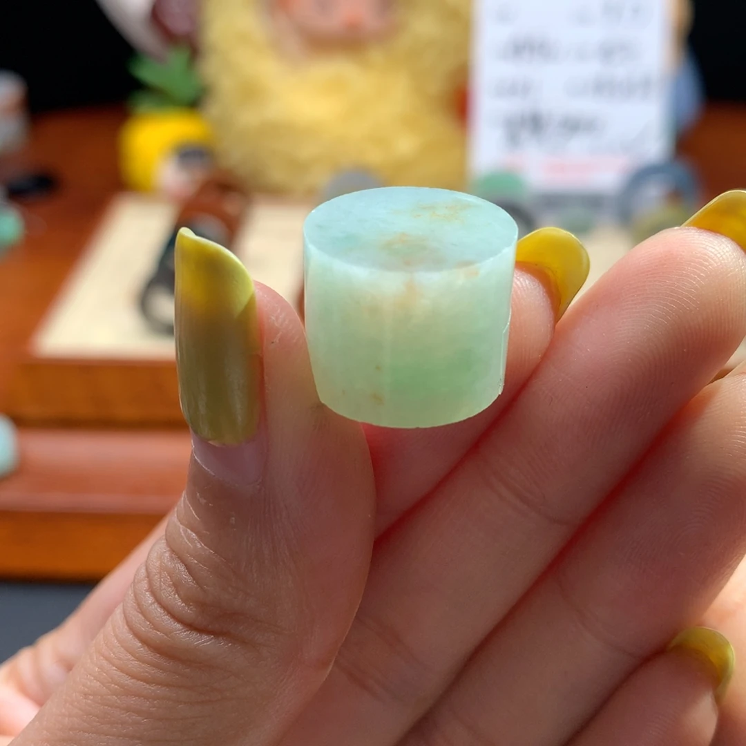 未镶嵌定制翡翠上新戒心15.8*12.9