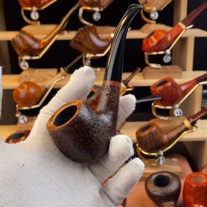 石楠木手工烟斗福尔摩斯