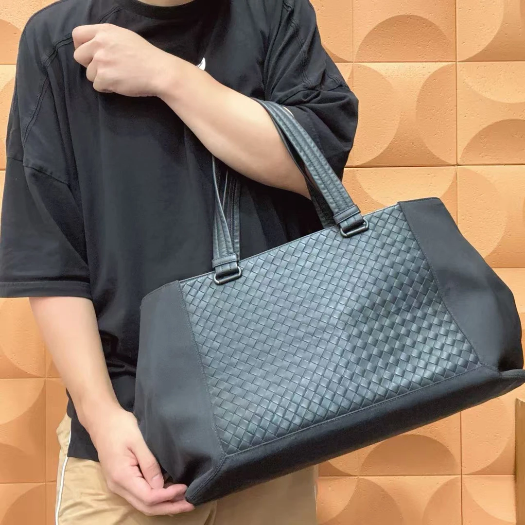 95新 BOTTEGA VENETA/葆蝶家 【胖】32HP09 黑色编织单肩包