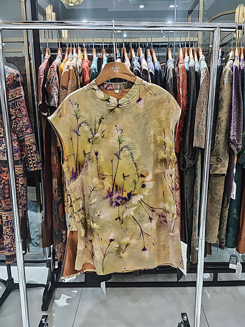 【郁香花园】  新中式女装复古富贵郁金香花纹上衣370-郁香花园