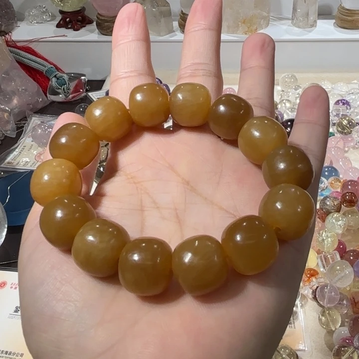 未镶嵌手链水晶和田玉糖玉16