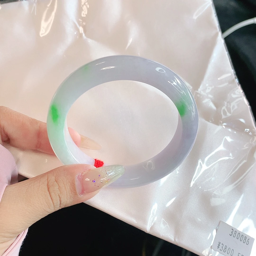 未镶嵌手镯翡翠55圈0086