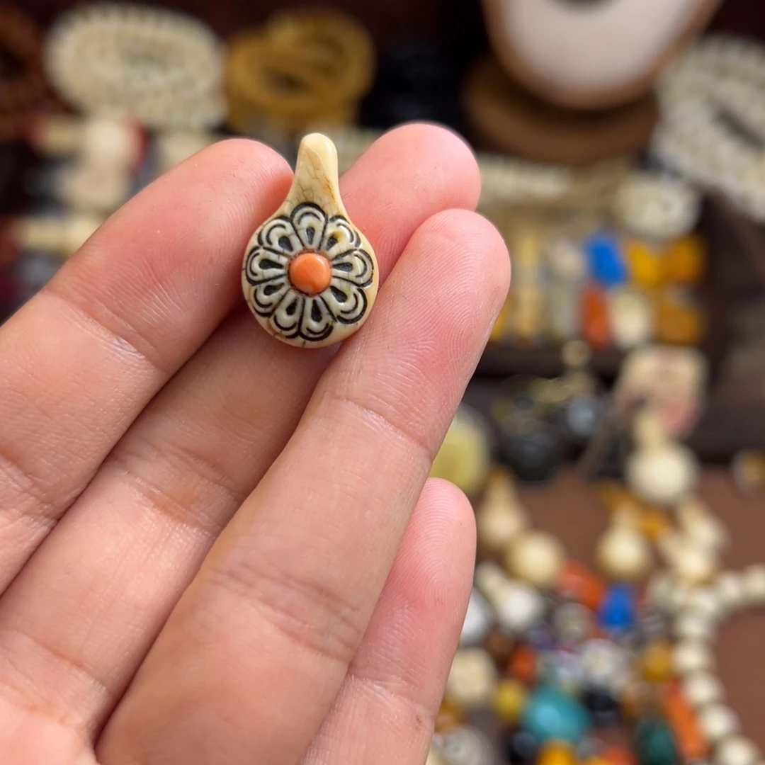 凤眼菩提吊坠卡子