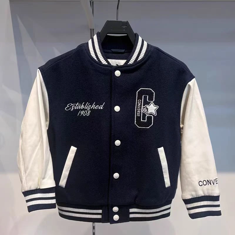 Converse匡威儿童Noritake联名款百搭舒适圆领外套夹克 CV2542534