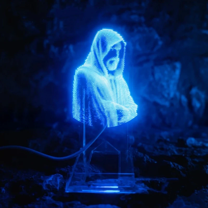 创意3D裸眼全息投影仪风扇屏高清空中成像