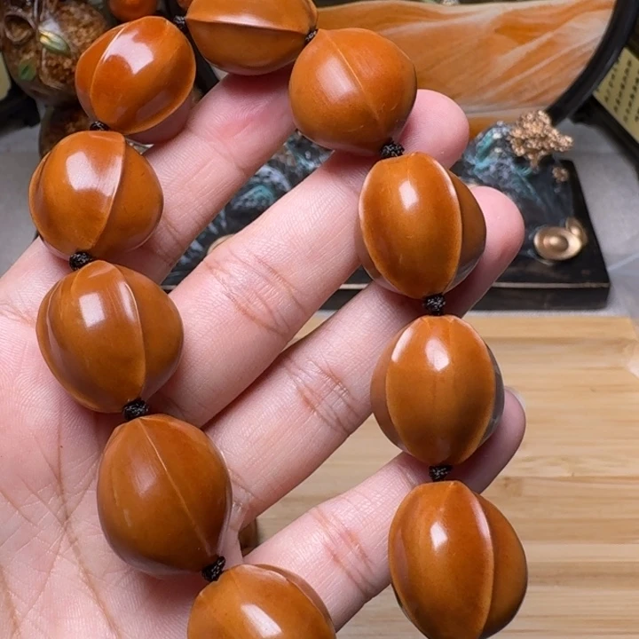 橄榄核手串/手链犟*鲨鱼背