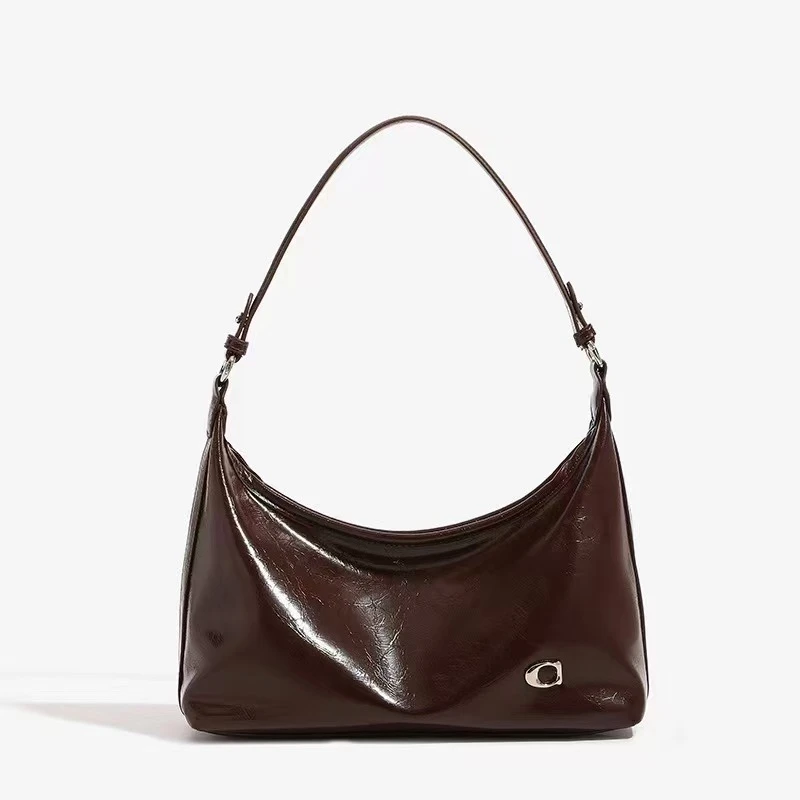 毛毛同款2025休闲时尚单肩女士腋下小众肩包简约百搭谁背谁好看爱