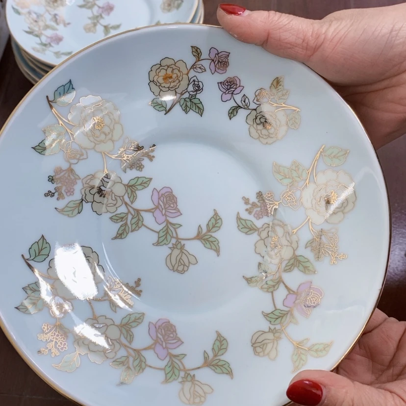 【闪购商品】钛合金花西子8寸深盘4个