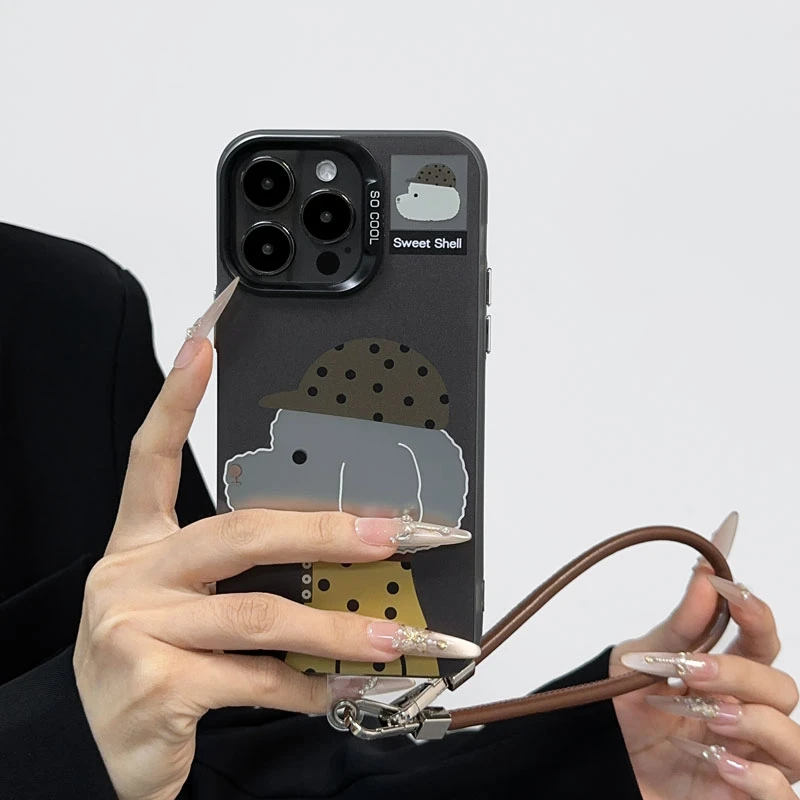 ins风适用苹果16PROMAX手机壳小米15PRO卡通新款iphone14小众P70P