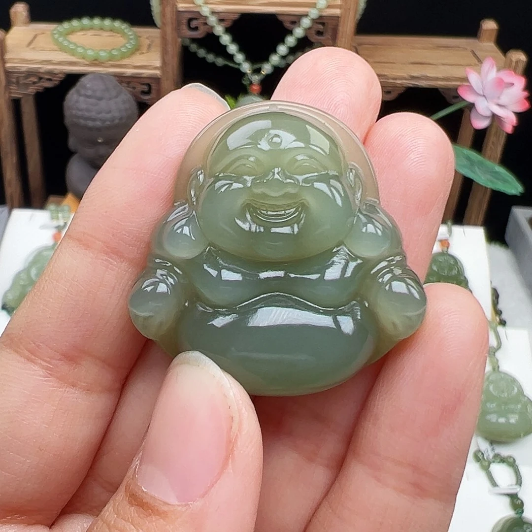 和田玉颈饰未镶嵌海*儿