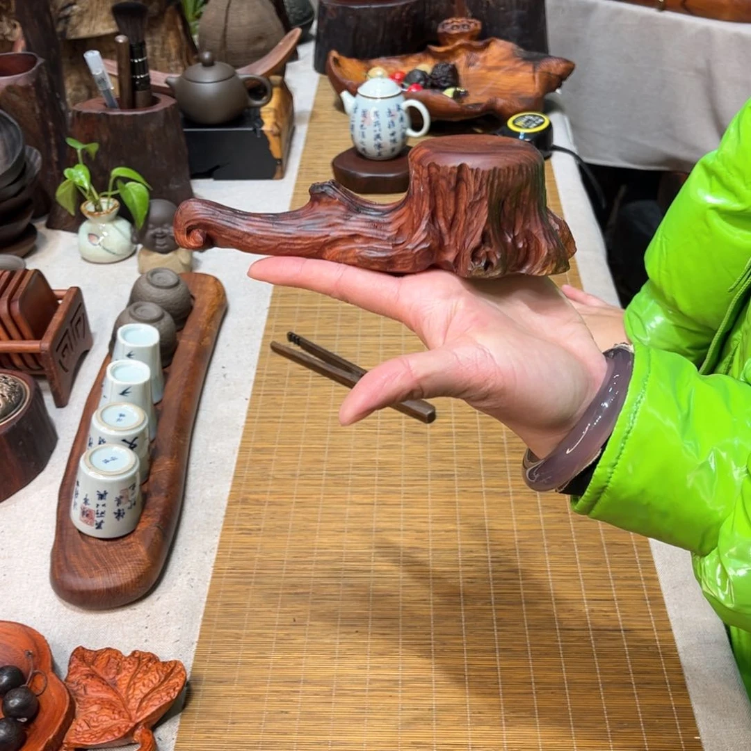 老挝酸枝盖置搁置