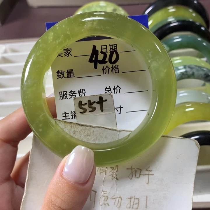未镶嵌蛇纹石玉手镯420