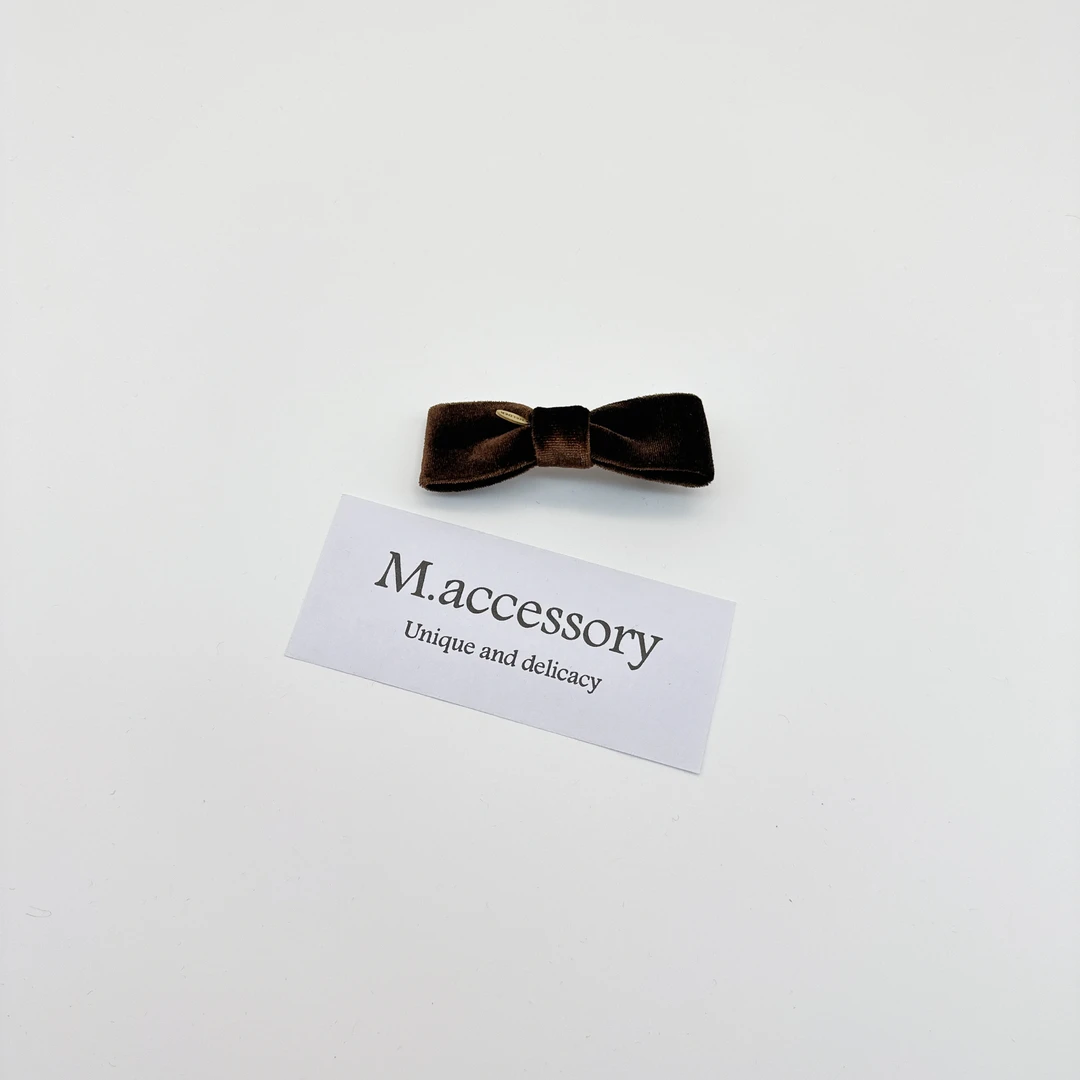 Mi33 韩版饰品 金标蝴蝶结鸭嘴夹边夹 14