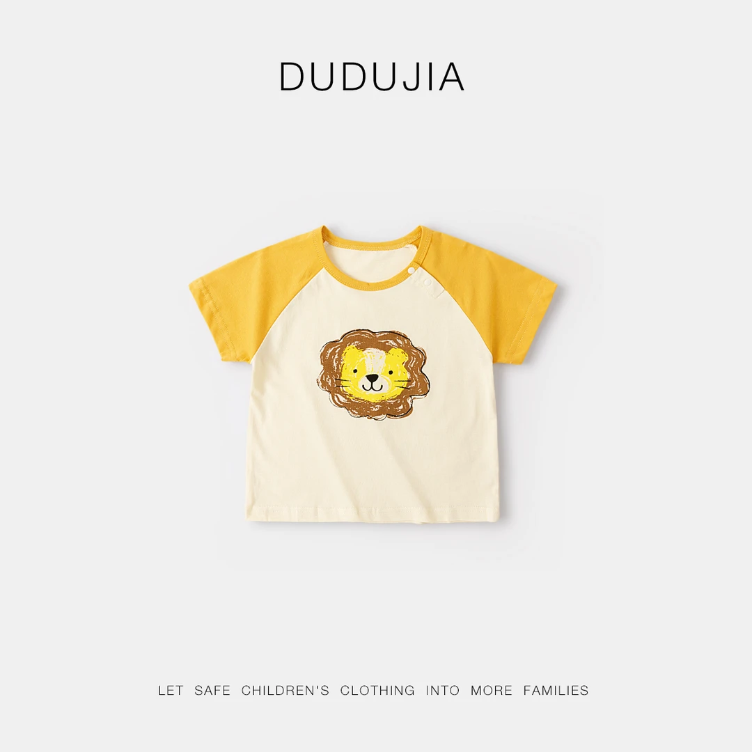 【嘟嘟家】婴儿短袖T恤衣服女童男童夏季BGG119BDT033